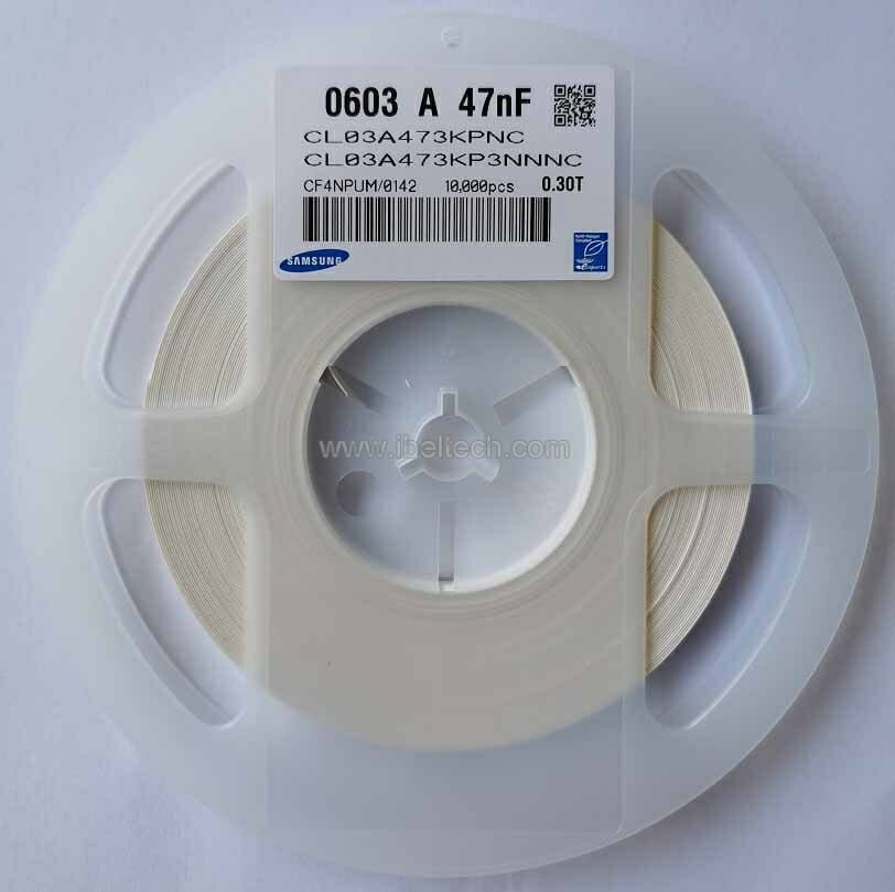 0201 0.047uF 10V X5R 10% SMD 85°C / CL03A473KP3NNNC