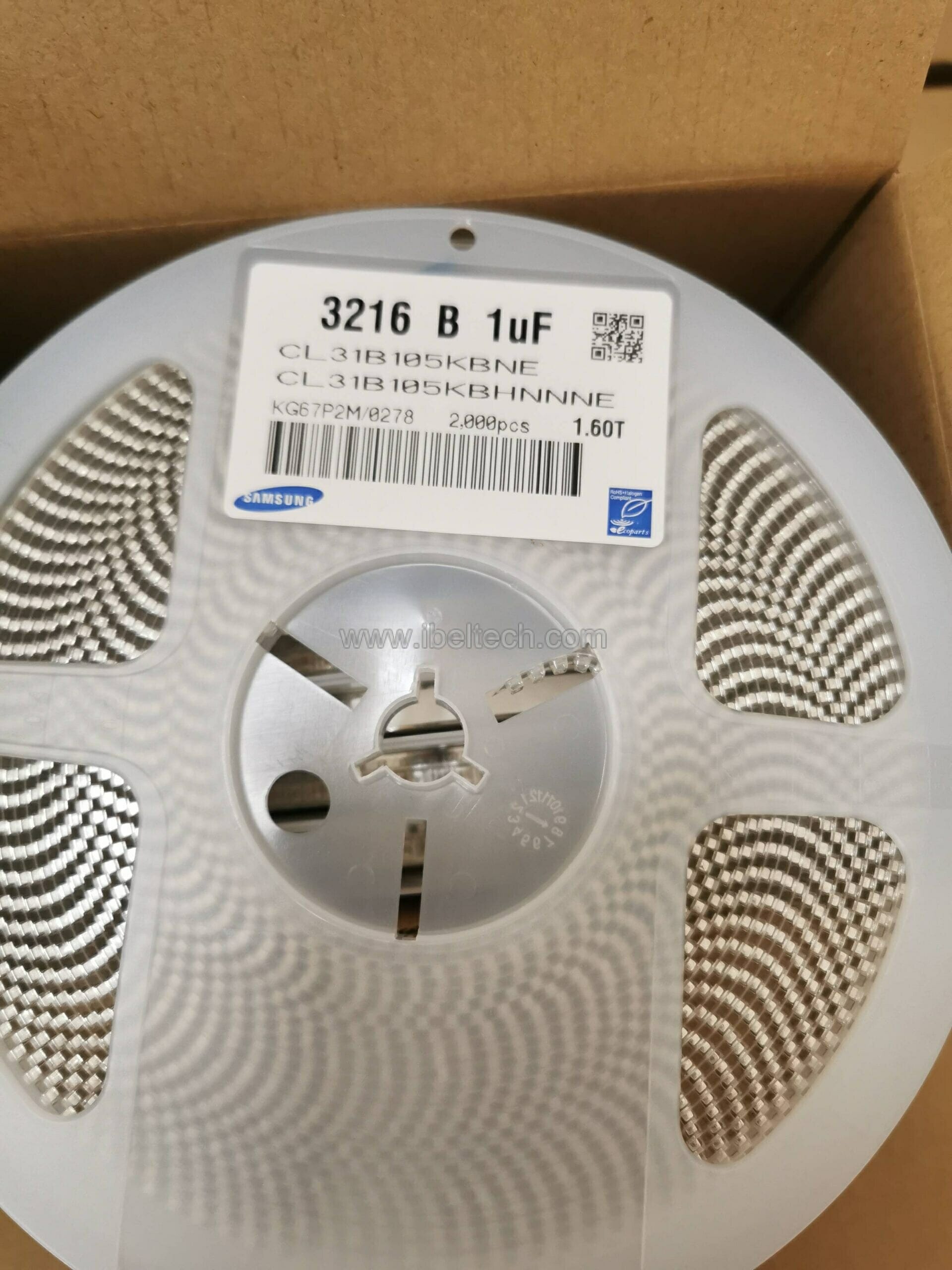 1206 1UF 50V X7R 10% / CL31B105KBHNNNE