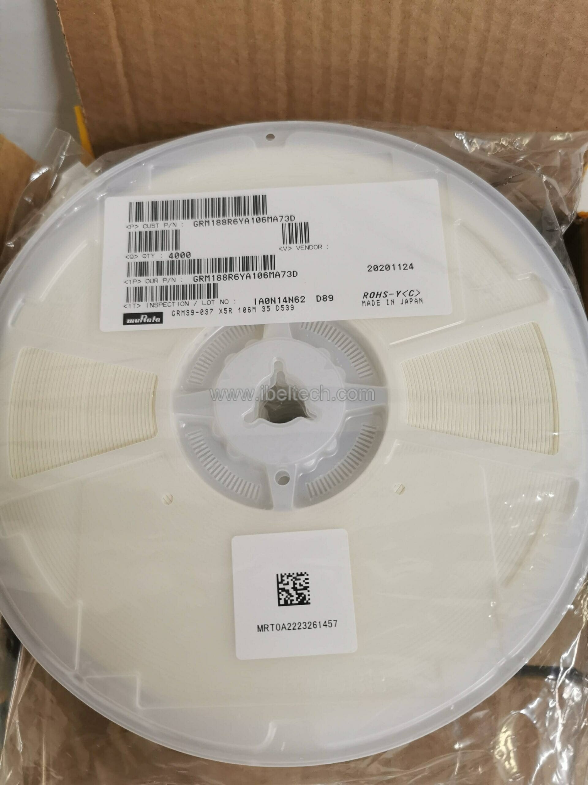 GRM188R6YA106MA73D / 0603 10uF 35V X5R 20% / murata