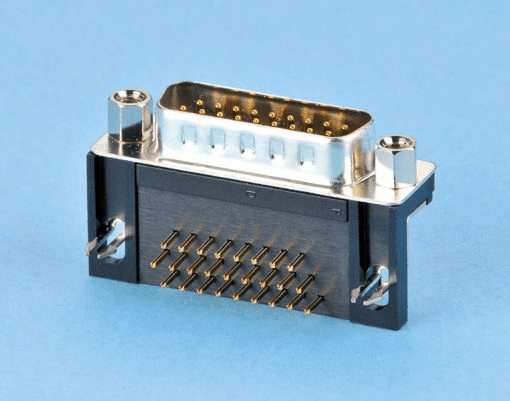 Pcb Mounted VGA Connector DB26 DR26 HDR26 Male socket Plug 26P triplex row bend legs 90 degree Black